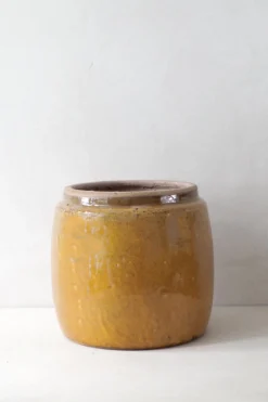 Berit krukken, mustard, ø 22 cm