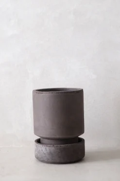 Hoff krukke, raw grey + raw grey underskål
