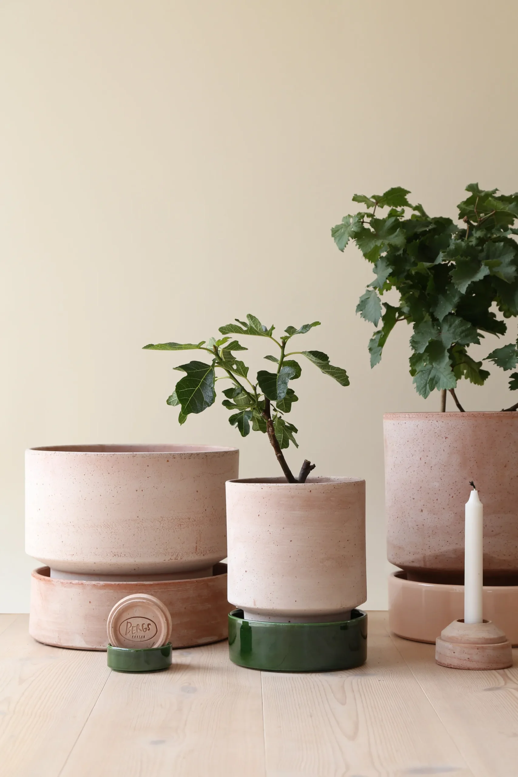 Hoff krukke, raw rosa