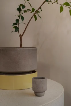 Hoff underskål, glaseret Pale Yellow