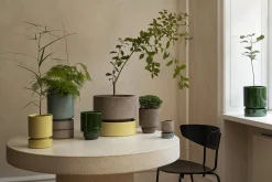 Hoff underskål, glaseret Pale Yellow