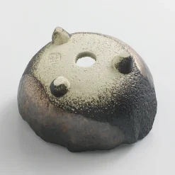 Japansk bonsai krukke, håndlavet, sort