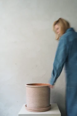 Modena gulvkrukke - raw rosa