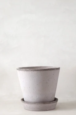 Terracotta krukke - grå