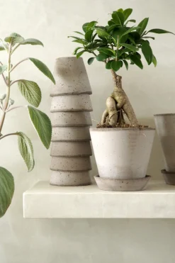 Terracotta krukke - grå