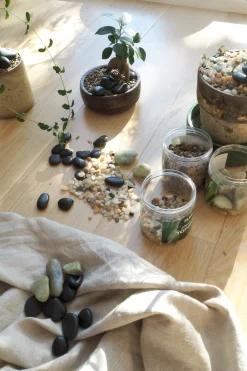 Topping sten - Stor sort